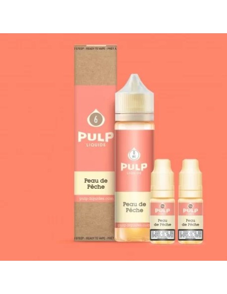 PEAU DE PECHE 60ML PULP | E-liquide fruité saveur pêche | Kumo