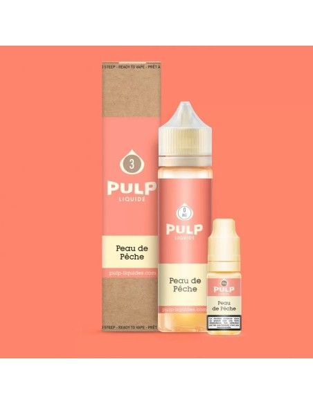PEAU DE PECHE 60ML PULP | E-liquide fruité saveur pêche | Kumo