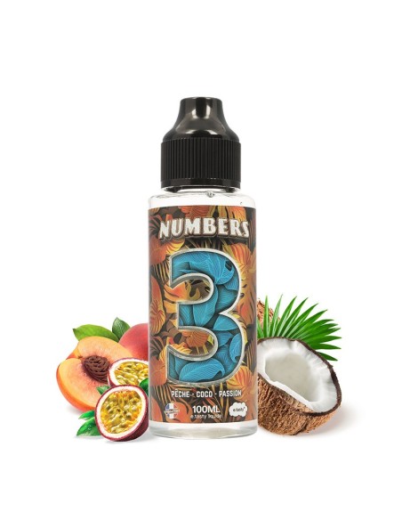 Numbers 3 ETASTY 100ml - E-liquide Fruité Français | Kumo
