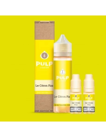 CITRON FIZZ PULP 60ML | E-liquide agrume pétillant | Kumo