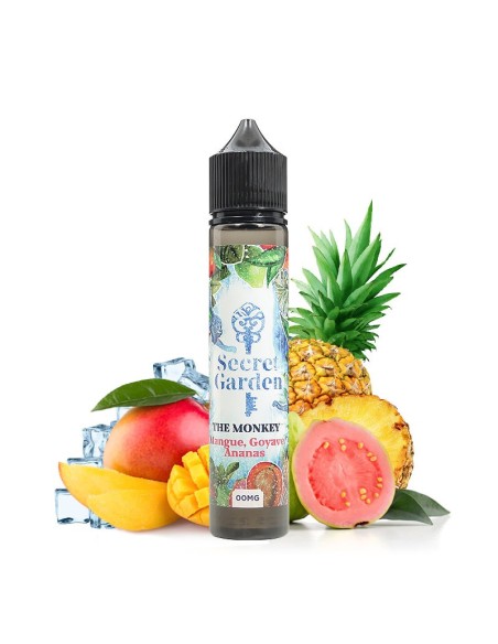 E-liquide THE MONKEY SECRET GARDEN saveur banane tropicale | Kumo