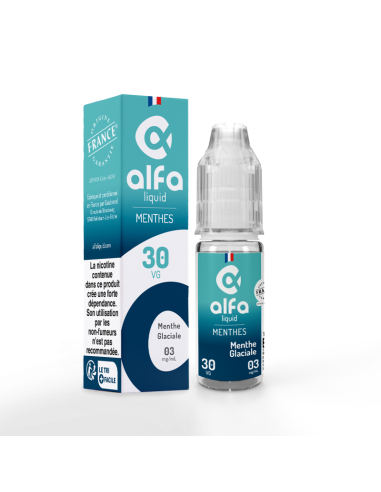 Menthe Glaciale Alfaliquid 10ml - E-liquide Frais | Kumo