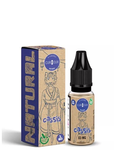 E-liquide Cassis Natural Curieux 10ml | Fruité Acidulé | Kumo