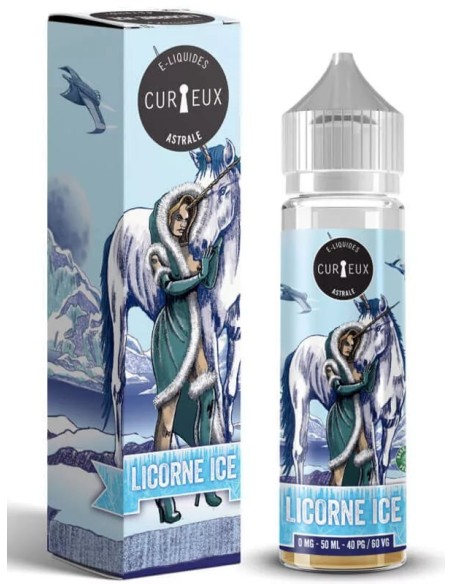 LICORNE ICE ASTRALE CURIEUX 50 ML | E-liquide Fruité Glacé | Kumo