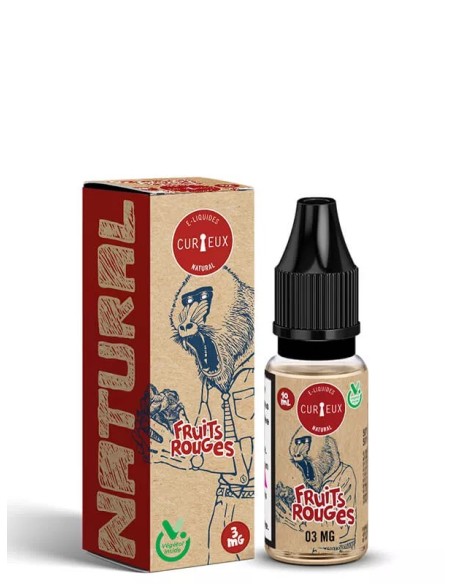 E-liquide Fruits Rouges Natural Curieux 10ml | Saveur intense | Kumo