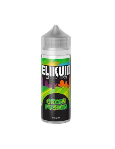 GREEN FUSION ELIKUID O JLAB 100 ML | E-liquide fruité pomme-kiwi | Kumo