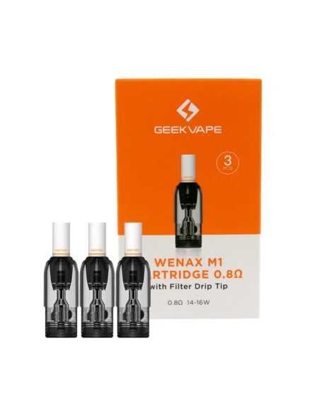 Cartouches Wenax M1 GeekVape avec filtres - Pack de 3 | Kumo
