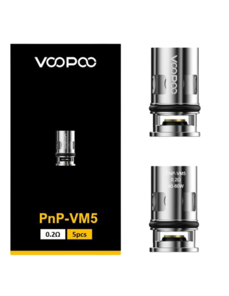 Résistance PNP VM5 VOOPOO 0.2Ω pour inhalation directe | Kumo