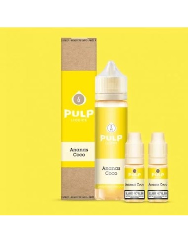 Ananas Coco Pulp 60ml - E-liquide Fruité Tropical | Kumo