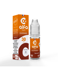 E-liquide Caramel Gourmand Alfaliquid 10ml | Saveur onctueuse | Kumo