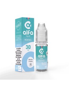 E-liquide Menthe Fraîche Alfaliquid 10ml | Fraîcheur intense | Kumo