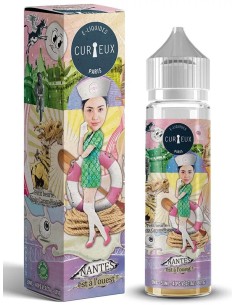 E-liquide Hexagone Curieux 50ml | Sablé & Caramel Breton | Kumo