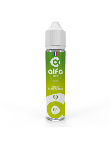 Green Temptation Alfaliquid 50ml - E-liquide Pomme | Kumo