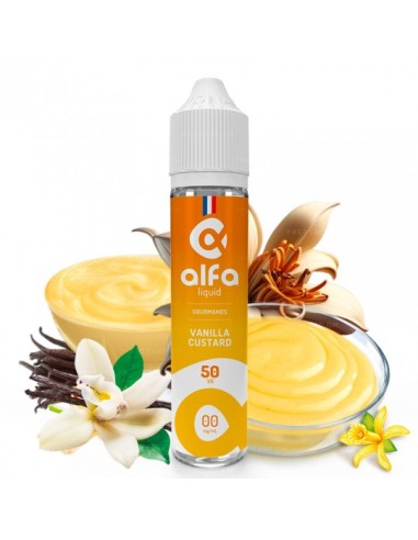Vanille Custard Alfaliquid 50ml - E-liquide Gourmand | Kumo