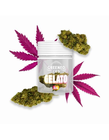 Fleur CBD Gelato 5g Greeneo - Qualité Premium | Kumo