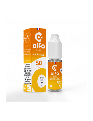 Black Raft Gourmands Alfaliquid 10ml | E-liquide Français | Kumo