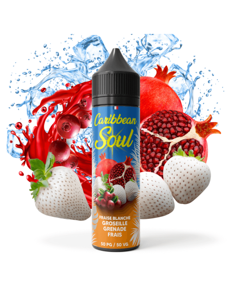 E-liquide Caribbean Soul Fraise Grenade Frais Bobble 50ml | Kumo