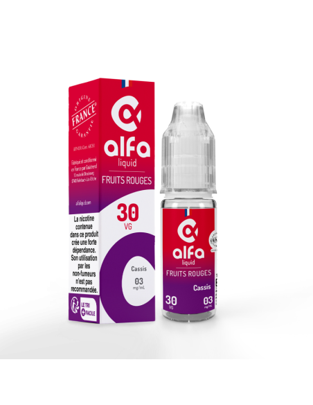 Cassis Fruité Alfaliquid 10ml | E-liquide | Kumo