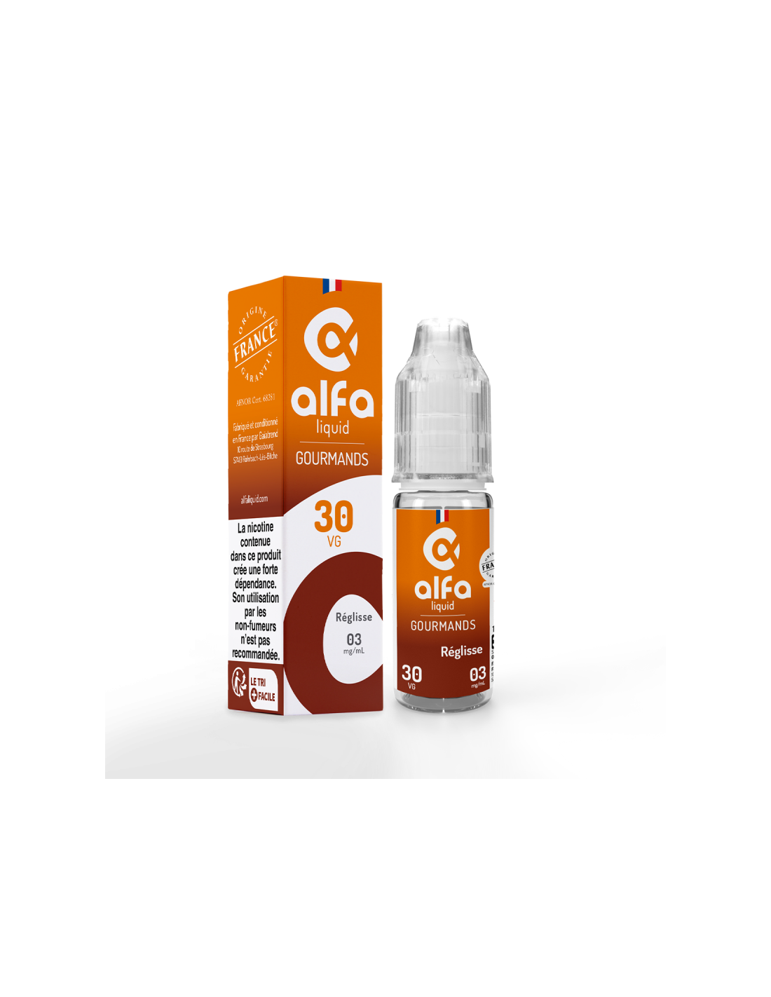 Réglisse 10mL - Alfaliquid Gourmands view 3