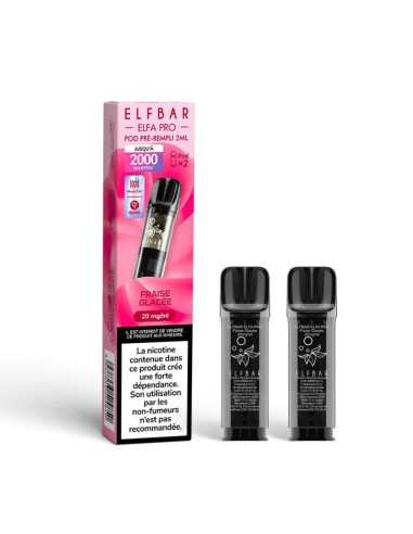 Cartouches Elfa Pro 2ml Fraise Glacée par 2 Elfbar | Kumo