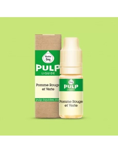 E-liquide Pomme Rouge et Verte Pulp 10ml | Kumo