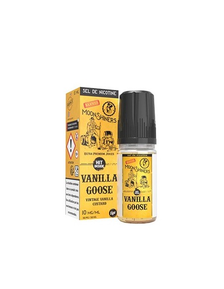 Vanilla Goose Salt Moonshiners Le French Liquide 10ml | Kumo