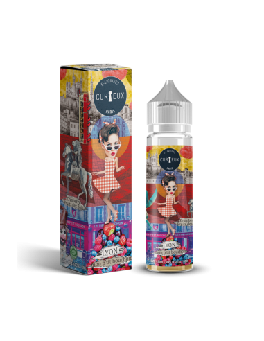 E-liquide fruité pralines roses LYON MON PETIT BOUCHON 50ML | Kumo