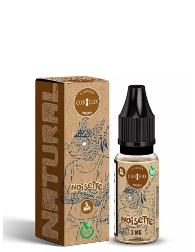 Noisette Natural Curieux 10ml - E-liquide Gourmand | Kumo