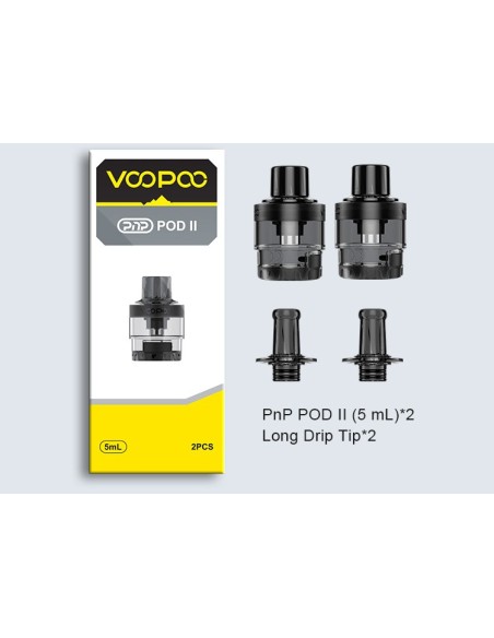 Cartouche PnP Pod 2 Voopoo (Pack 2pcs) | Kumo Vape