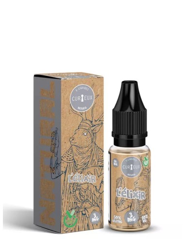 Elixir Natural Curieux 10ml - E-liquide Classique Frais | Kumo